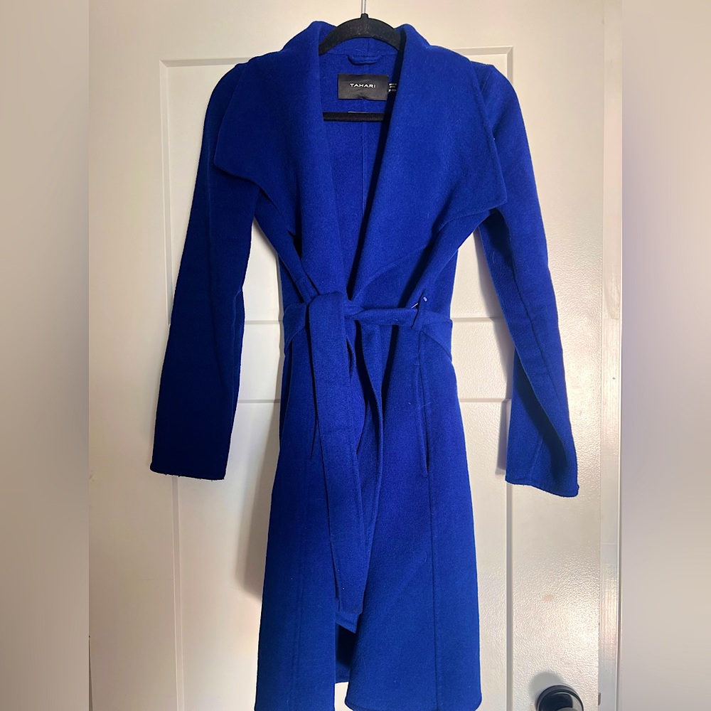 XS Tahari wrap coat